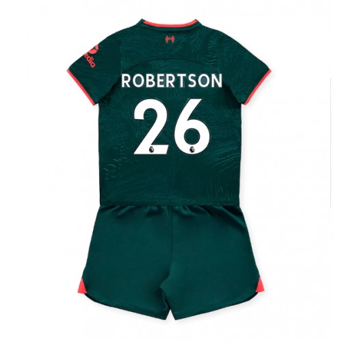 Dres Liverpool Andrew Robertson #26 Rezervni za djecu 2022-23 Kratak Rukav (+ kratke hlače)